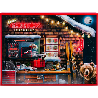 Artikelbild 3 für GEDOREred R33003151 Adventskalender Steckschlüssel-Satz ¼“, 51-tlg, Artikelnummer 718579
