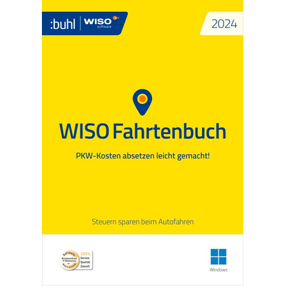 Artikelbild für WISO Fahrtenbuch 2024 Software Vollversion (Download-Link), Artikelnummer 512844
