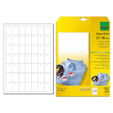 Artikelbild 1 für SIGEL Hängeetiketten weiß 27,0 x 40,0 mm blanko, 1.470 St., Artikelnummer 489328