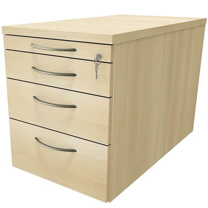 Artikelbild für fm fastline Rollcontainer königsahorn 4 Auszüge 43,6 x 80,0 x 52,0 cm, Artikelnummer 160331