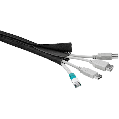 Artikelbild für goobay Kabelmantel CM WireSleeve schwarz 180,0 cm x 8,5 cm, 1 St., Artikelnummer 104442