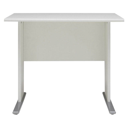 Artikelbild für MÖBELPARTNER Cimal Schreibtisch weiß rechteckig, C-Fuß-Gestell weiß 90,0 x 65,0 cm, Artikelnummer 409516