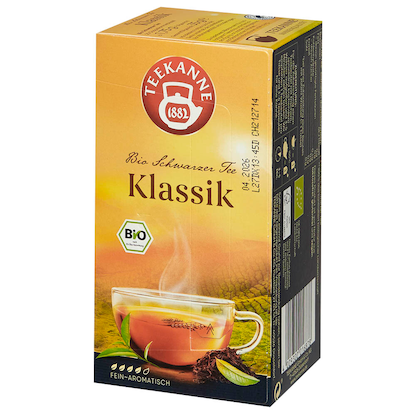 Artikelbild 6 für TEEKANNE Bio Schwarzer Tee Klassik Bio-Tee 20 Portionen, Artikelnummer 778623