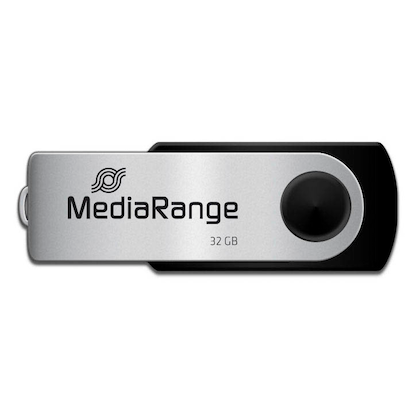 Artikelbild 2 für MediaRange USB-Stick schwarz, silber 32 GB, 1 St., Artikelnummer 435646