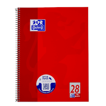 Artikelbild 2 für OXFORD Collegeblock Schule Lineatur 28 kariert DIN A4 Innen- und Außenrand, 1 Block, Artikelnummer 178943