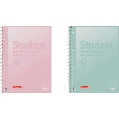 Artikelbild 2 für BRUNNEN Collegeblöcke Student Pastell Lineatur 27 liniert DIN A4 Innen- und Außenrand, 5 Blöcke, Artikelnummer 707564