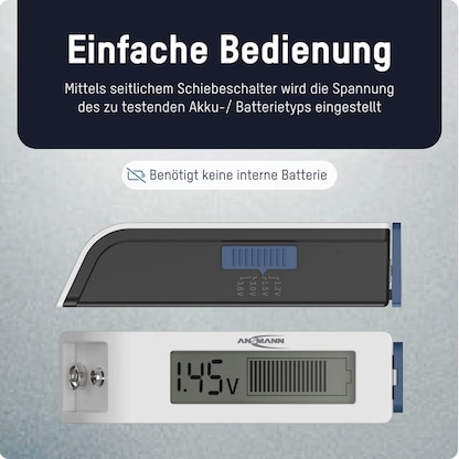 Artikelbild 7 für ANSMANN Comfort Batterietester, Artikelnummer 629448