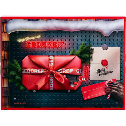 Artikelbild 7 für GEDOREred R33003151 Adventskalender Steckschlüssel-Satz ¼“, 51-tlg, Artikelnummer 718579