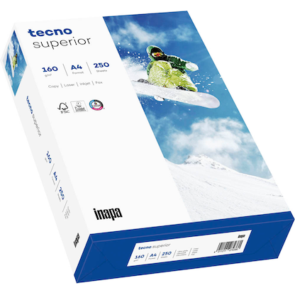 Artikelbild für tecno Kopierpapier superior DIN A4 160 g/qm 250 Blatt, Artikelnummer 779944