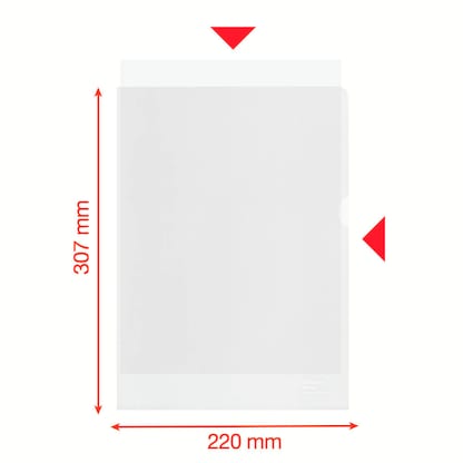 Artikelbild 8 für Esselte Sichthüllen DIN A4 transparent genarbt 0,10 mm, 100 St., Artikelnummer 304557
