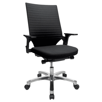 Artikelbild 7 für Topstar Bürostuhl Autosynchron®-2 Alu, AU2090 BI0 Stoff schwarz, Gestell alu, Artikelnummer 798678