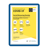 Artikelbild 1 für tarifold Magnetrahmen selbstklebend Magneto blau A4, 2 St., Artikelnummer 214983