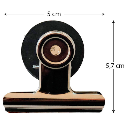 Artikelbild 2 für ALLboards Magnet silber, Metall 5,0 x 5,7 cm, 1 St., Artikelnummer 503361