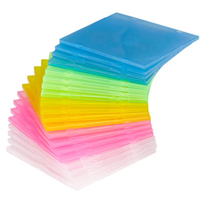 Artikelbild für MediaRange 1er CD-/DVD-Hüllen farbsortiert, 20 St., Artikelnummer 347397