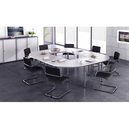 Artikelbild 4 für HAMMERBACHER Tischplatte KP12 lichtgrau rechteckig 120,0 x 80,0 x 2,5 cm, Artikelnummer 528745