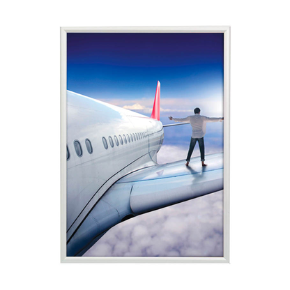 Artikelbild für update displays Klapprahmen silber 32,7 x 45,0 cm, 1 St., Artikelnummer 217016