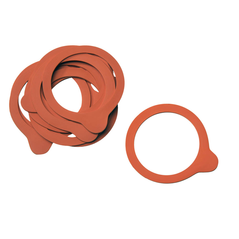 APS Gummiringe für Einmachgläser orange, 10 St