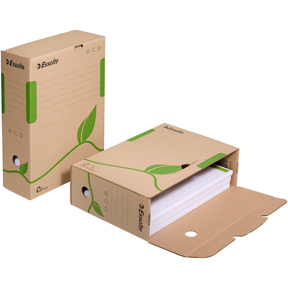 Artikelbild für Esselte Archivboxen ECO braun 10,0 x 23,3 x 32,7 cm, 25 St., Artikelnummer 515087