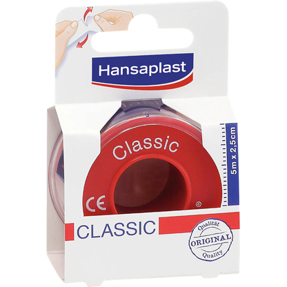 Artikelbild für Hansaplast Heftpflaster Classic weiß 2,5 cm x 5,0 m, 1 St., Artikelnummer 353817