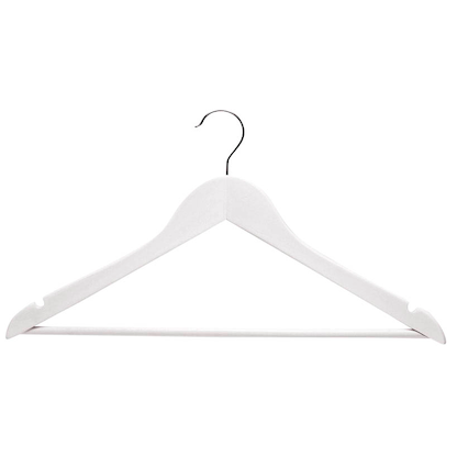 Artikelbild 2 für Zeller Kleiderbügel weiß, 4 St., Artikelnummer 328443