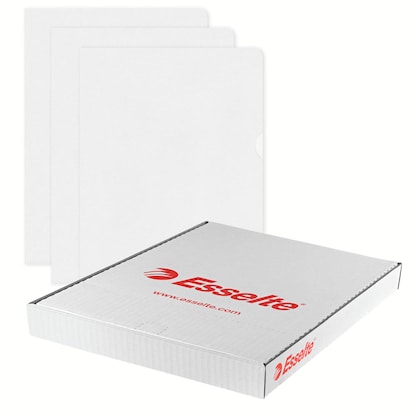 Artikelbild 7 für Esselte Sichthüllen DIN A4 transparent genarbt 0,11 mm, 100 St., Artikelnummer 844607