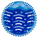 Artikelbild 1 für Stearinos Urinaleinsatz Ocean Breeze, 1 St., Artikelnummer 469886