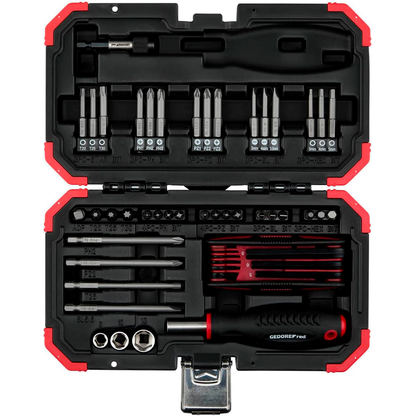 Artikelbild 4 für GEDOREred R33003151 Adventskalender Steckschlüssel-Satz ¼“, 51-tlg, Artikelnummer 718579