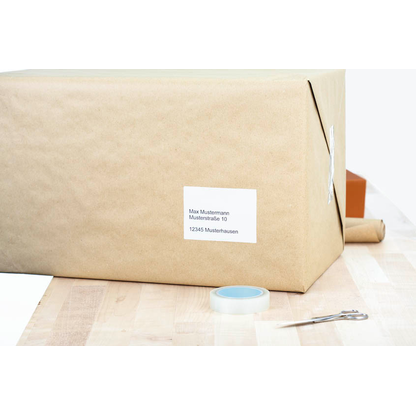 Artikelbild 2 für HERMA Etiketten 4472 weiß 78,7 x 139,7 mm, 100 Blatt, Artikelnummer 189043