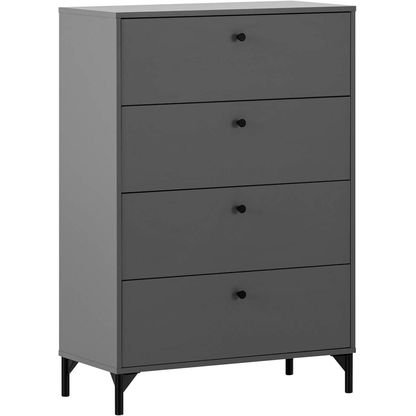 Artikelbild für MÖBELPARTNER Kommode Smash, 701903 anthrazit 80,1 x 40,0 x 116,7 cm, 1 St., Artikelnummer 254959