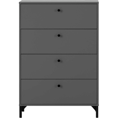 Artikelbild 5 für MÖBELPARTNER Kommode Smash, 701903 anthrazit 80,1 x 40,0 x 116,7 cm, 1 St., Artikelnummer 254959