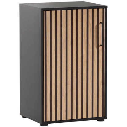 Artikelbild für MÖBELPARTNER Aktenschrank Hank, 158268 schwarz, eiche 1 Fachboden 51,0 x 41,0 x 83,6 cm, Artikelnummer 336679