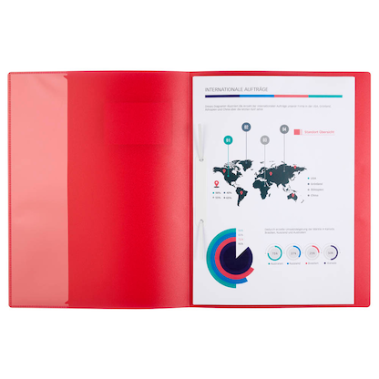 Artikelbild 4 für BRUNNEN Schnellhefter FACT!pp Kunststoff rot transluzent DIN A4, 1 St., Artikelnummer 757464