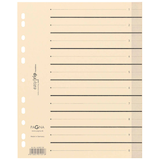 Artikelbild 1 für PAGNA Trennblätter Easy Rip DIN A4 1-0 chamois/schwarz, 225 g/qm, 100 St., Artikelnummer 315832