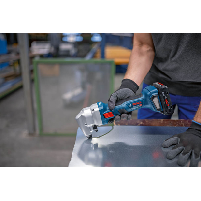 Artikelbild 9 für AKTION: BOSCH Professional GNA 18V-16 E Akku-Blechschere 18,0 V, mit 2 Akkus mit Prämie nach Registrierung, Artikelnummer 139214