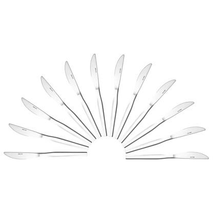 Artikelbild für solex® Messer Skai silber, 12 St., Artikelnummer 986897