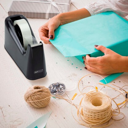 Artikelbild 4 für RAPESCO® Klebefilmabroller schwarz, Artikelnummer 782643