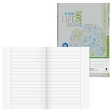 Artikelbild 1 für BRUNNEN Schulheft Recycling Lineatur 9 liniert DIN A5 Außenrand, 16 Blatt, 1 St., Artikelnummer 163107