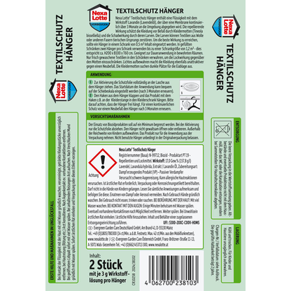 Artikelbild 2 für Nexa Lotte® Mottenschutz Textilschutz Hänger weiß, 2 St., Artikelnummer 641627