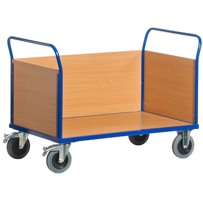 Artikelbild für Rollcart Transportwagen 02-6087 blau 70,0 x 117,0 x 99,0 cm bis 600,0 kg, Artikelnummer 276927
