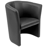 Artikelbild 1 für Nowy Styl Besuchersessel Club schwarz beige Leder 70,0 x 63,0 x 77,0 cm, 1 St., Artikelnummer 487001