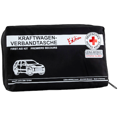 Artikelbild für LEINA-WERKE Erste-Hilfe-Tasche Compact DRK Edition DIN 13164 schwarz, Artikelnummer 312171