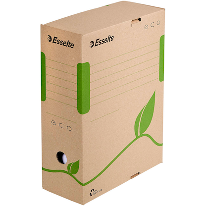 Artikelbild 3 für Esselte Archivboxen ECO braun 10,0 x 23,3 x 32,7 cm, 25 St., Artikelnummer 515087