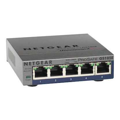 Artikelbild für NETGEAR Plus GS105Ev2 Switch 5-fach, Artikelnummer 565775