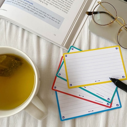 Artikelbild 7 für OXFORD Karteikarten FLASH 2.0 DIN A7 gelb, rot, türkis, mint liniert, 80 St., Artikelnummer 371619