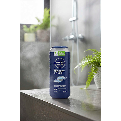 Artikelbild 5 für NIVEA MEN Protect & Care Duschgel & Shampoo 250 ml, Artikelnummer 627584