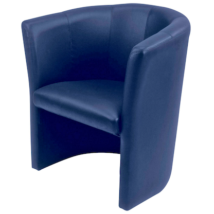 Artikelbild 2 für Nowy Styl Besuchersessel Club blau beige Leder 70,0 x 63,0 x 77,0 cm, 1 St., Artikelnummer 486997