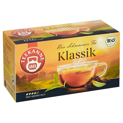 Artikelbild 7 für TEEKANNE Bio Schwarzer Tee Klassik Bio-Tee 20 Portionen, Artikelnummer 778623