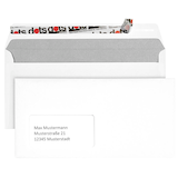 Artikelbild 1 für dots Briefumschläge DIN lang mit Fenster weiß haftklebend 250 St., Artikelnummer 118091