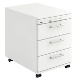 Artikelbild 1 für HAMMERBACHER AC30 Rollcontainer weiß 4 Auszüge 42,8 x 58,0 x 59,0 cm, Artikelnummer 350855