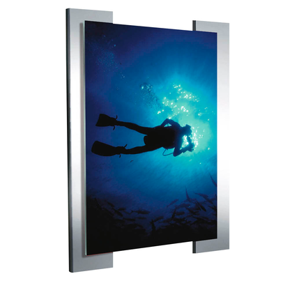 Artikelbild für Kerkmann Plakathalter Look alu DIN A3 37,7 x 2,0 x 50,0 cm, 1 St., Artikelnummer 531053